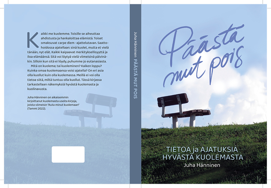 Juha Hännisen kirjan suunnittelu ja taitto
